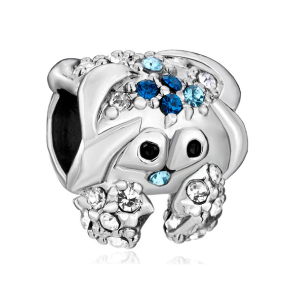 FREE S/H Pugster Stunning Swarovski CZ Crystal Crab Charm - Fits Pandora - Picture 3 of 3